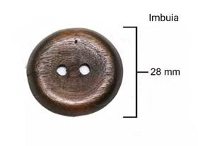 24 Botões De Madeira Tam. 0 28mm Casaco Cortina Artesanato