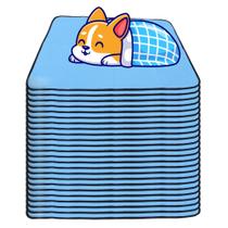 24 Caminhas para Cães e Gatos Dobrável 200 Lavagens 100x70 Azul Antipulgas Quality 24 Caminhas para Cães e Gatos Dobrável 200 Lavagens 100x70 Azul Antipulgas Quality