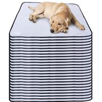 24 Caminhas para Cães e Gatos Dobrável 200 Lavagens 100x70 Branco com Borda Preta Antipulgas Quality 24 Caminhas para Cães e Gatos Dobrável 200 Lavagens 100x70 Branco com Borda Preta Antipulgas Quality