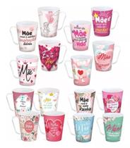 24 canecas plásticas dia das mães 430 ml boa free microondas