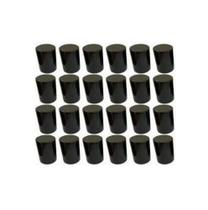 24 Capa De Porca Boliviana Preta Black Roda Caminhao 32mm 33mm 24 Capa De Porca Boliviana Preta Black Roda Caminhao 32mm 33mm