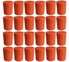 24 Capa Porca Boliviana Neon Laranja Roda Caminhão 32mm 33mm 24 Capa Porca Boliviana Neon Laranja Roda Caminhão 32mm 33mm
