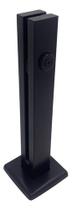 24 Coluna Torre Preta Guarda Corpo Inox 30 Cm 1 Furo