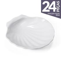 24 Conchas Casquinha Siri Melamina Profissional Gourmet Mix 24 Conchas Casquinha Siri Melamina Profissional Gourmet Mix