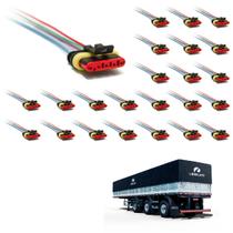 24 Conector Chicote Lanterna LED Lateral Librelato 5 vias 24 Conector Chicote Lanterna LED Lateral Librelato 5 vias
