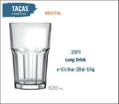 24 Copos Bristol 520Ml - Long Drink