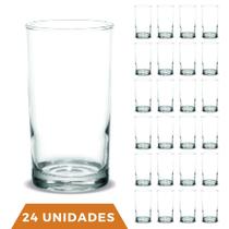 24 Copos Brooklyn 330ml Agua Vidro Transparente Suco Nadir 24 Copos Brooklyn 330ml Agua Vidro Transparente Suco Nadir