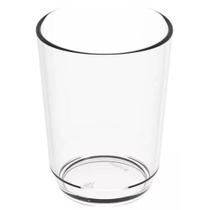 24 Copos Escolares de Plástico Transparente 500ml Crippa para Servir Água Sucos Restaurante