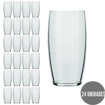 24 Copos Oca 300ml Nadir Vidro Transparente Drinks Luxo