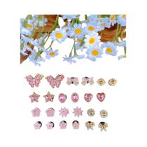 24 Decorações DIY Para Sapatos: Borboletas, Estrelas, Corações, Laços E Flores - Clipes