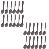 24 Espumadeiras para Cozinha Cinza Fritura Arroz Escumadeira Culinária de Nylon Kitch Crippa 24 Espumadeiras para Cozinha Cinza Fritura Arroz Escumadeira Culinária de Nylon Kitch Crippa