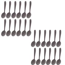 24 Espumadeiras para Cozinha Cinza Fritura Arroz Escumadeira Culinária de Nylon Kitch Crippa 24 Espumadeiras para Cozinha Cinza Fritura Arroz Escumadeira Culinária de Nylon Kitch Crippa