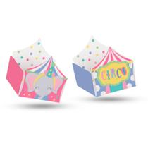 24 Forminhas Circo Rosa decoração festa aniversário