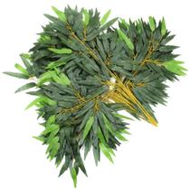 24 Galhos Decoração Arranjo De Bambu Artificial Planta 57cm