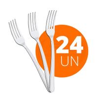 24 Garfos De Mesa Búzios Em Aço Inox Gibag - Tramontina