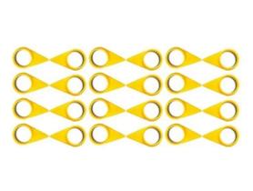 24 Indicador Porca Solta Amarelo Roda Caminhao 3/4 27mm