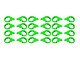 24 Indicador Porca Solta Verde Roda Caminhao 32mm 33mm