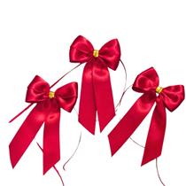 24 Laços Lacinhos P/amarrar Presentes Lembranças Decoração VERMELHO
