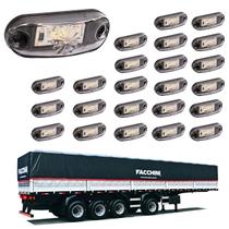24 Lanterna Delimitadora LED Carreta Facchini Lat Cristal