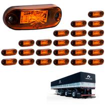 24 Lanterna Delimitadora LED Carreta Librelato Lateral Âmbar 24 Lanterna Delimitadora LED Carreta Librelato Lateral Âmbar