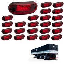 24 Lanterna Delimitadora LED Carreta Librelato Lateral Rubi