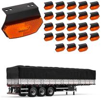 24 Lanterna Diamante Carreta LED Âmbar c/ Supt. - Fio 24 Lanterna Diamante Carreta LED Âmbar c/ Supt. - Fio