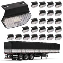 24 Lanterna Diamante Carreta LED Cristal c/ Supt. - Fio