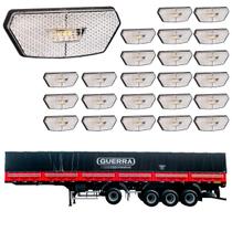 24 Lanterna Diamante Guerra LED Cristal Saída Fios 24 Lanterna Diamante Guerra LED Cristal Saída Fios