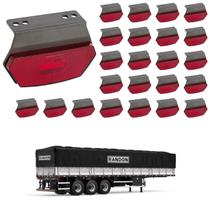 24 Lanterna Diamante Randon LED Rubi c/ Suporte - Fio