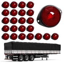 24 Lanterna Frontal Carreta LED Rubi 65mm c/ Sup. - Conect. 24 Lanterna Frontal Carreta LED Rubi 65mm c/ Sup. - Conect.