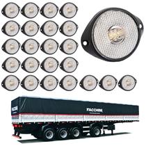 24 Lanterna Frontal Facchini LED Cristal 65mm c/ Sup. - Fio