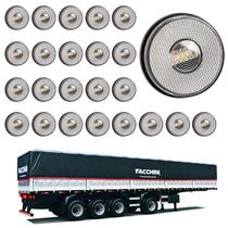 24 Lanterna Lateral Facchini LED Cristal 85mm Saída Fios 24 Lanterna Lateral Facchini LED Cristal 85mm Saída Fios