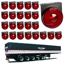 24 Lanterna Lateral Facchini LED Rubi 85mm c/ Suporte - Fio