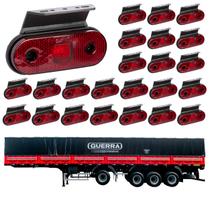 24 Lanterna Lateral Guerra LED Rubi c/ Suporte - Fio