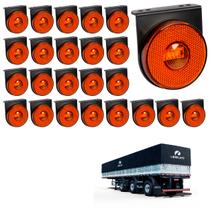 24 Lanterna Lateral Librelato LED Âmbar 85mm c Suporte - Fio 24 Lanterna Lateral Librelato LED Âmbar 85mm c Suporte - Fio