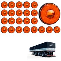 24 Lanterna Lateral Librelato LED Âmbar 85mm Saída Conector
