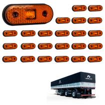 24 Lanterna Lateral Librelato LED Âmbar Saída Fios 24 Lanterna Lateral Librelato LED Âmbar Saída Fios