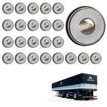24 Lanterna Lateral Librelato LED Cristal 85mm Saída Conect. 24 Lanterna Lateral Librelato LED Cristal 85mm Saída Conect.