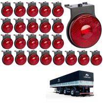 24 Lanterna Lateral Librelato LED Rubi 65mm c Suporte - Fio