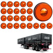 24 Lanterna Lateral Noma LED Âmbar 85mm Saída Conector