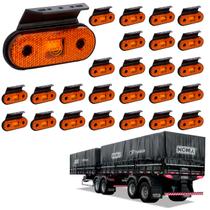 24 Lanterna Lateral Noma LED Âmbar c/ Suporte - Fio