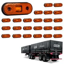 24 Lanterna Lateral Noma LED Âmbar Saída Fios 24 Lanterna Lateral Noma LED Âmbar Saída Fios
