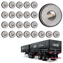 24 Lanterna Lateral Noma LED Cristal 85mm Saída Fios 24 Lanterna Lateral Noma LED Cristal 85mm Saída Fios