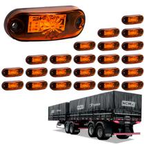 24 Lanternas Delimitadoras LED Carreta Noma Lateral Âmbar 24 Lanternas Delimitadoras LED Carreta Noma Lateral Âmbar