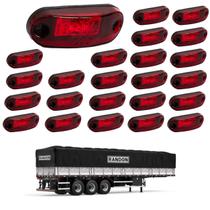 24 Lanternas Delimitadoras LED Carreta Randon Lateral Rubi 24 Lanternas Delimitadoras LED Carreta Randon Lateral Rubi