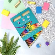 24 Lápis de Cor Multicolor Material Escolar 24 Lápis de Cor Multicolor Material Escolar