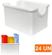 24 Organizador Porta Sache Ketchup em Melamina Lanchonetes 24 Organizador Porta Sache Ketchup em Melamina Lanchonetes