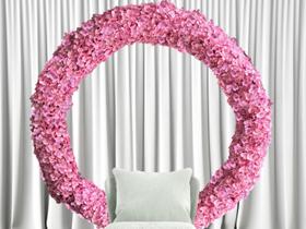 24 Painéis de Flores Artificiais para Decoração de Casamento ao Ar Livre Efeito 3D