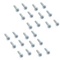 24 Parafuso fixar tarraxa VIOLAO GUITARRA 2,2X9,5mm MXP