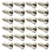 24 parafuso INOX Oval escudo guitarra STRATO 2,9 X 13mm MXP 24 parafuso INOX Oval escudo guitarra STRATO 2,9 X 13mm MXP